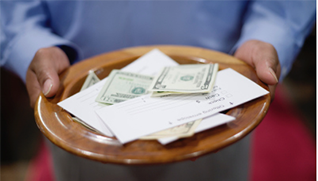 offering plate